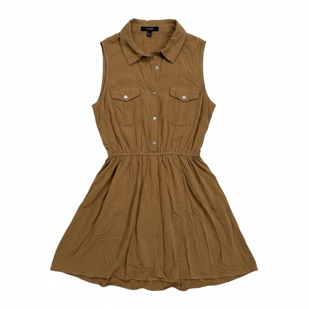 Nu-Look Vintage Collar Button Down Sleeveless Blouse Large